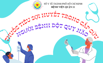 THUỐC TIÊU SỢI HUYẾT TRONG CẤP CỨU NGƯỜI BỆNH ĐỘT QUỴ NÃO